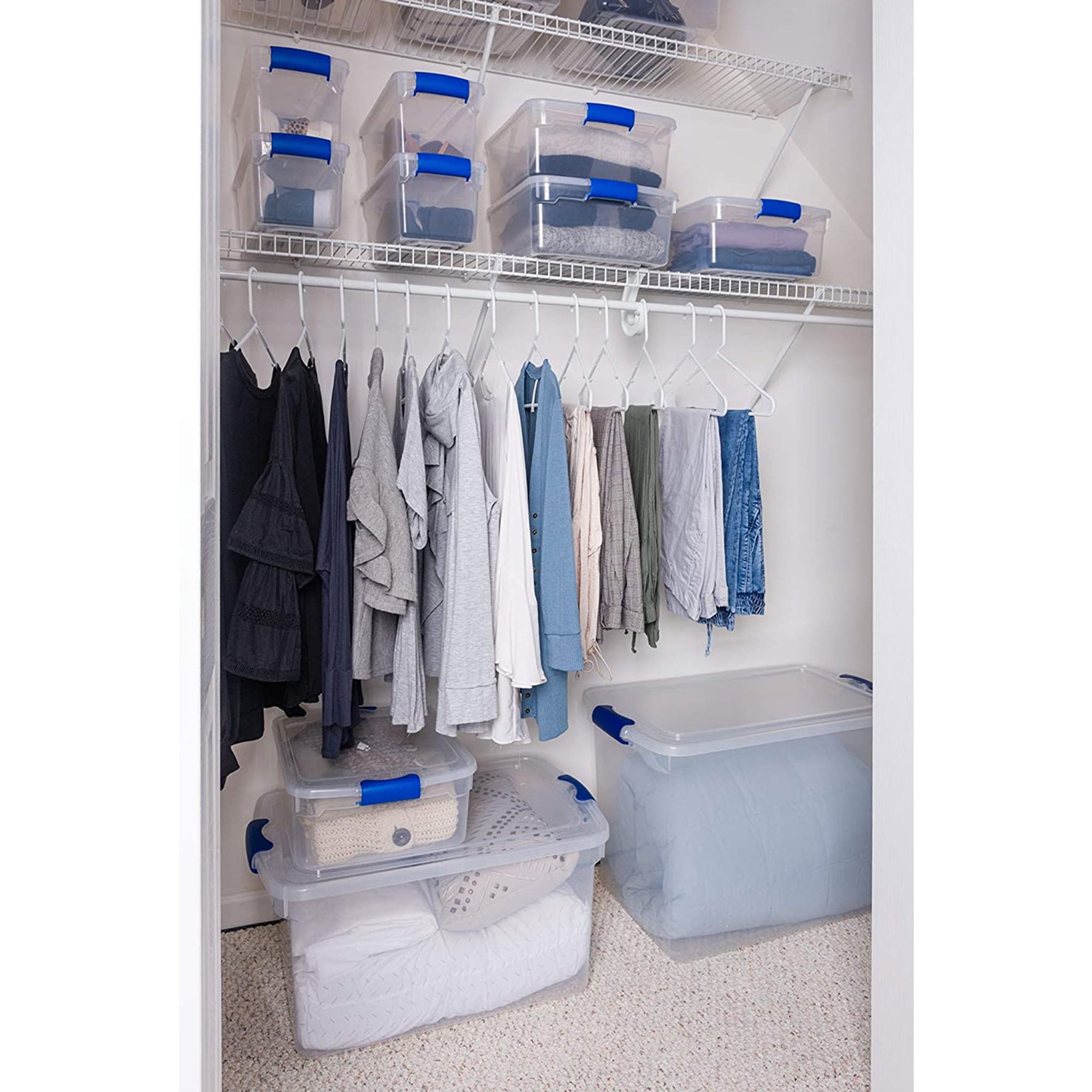 United Solutions 121538 66 qt. Storage Bin Clear