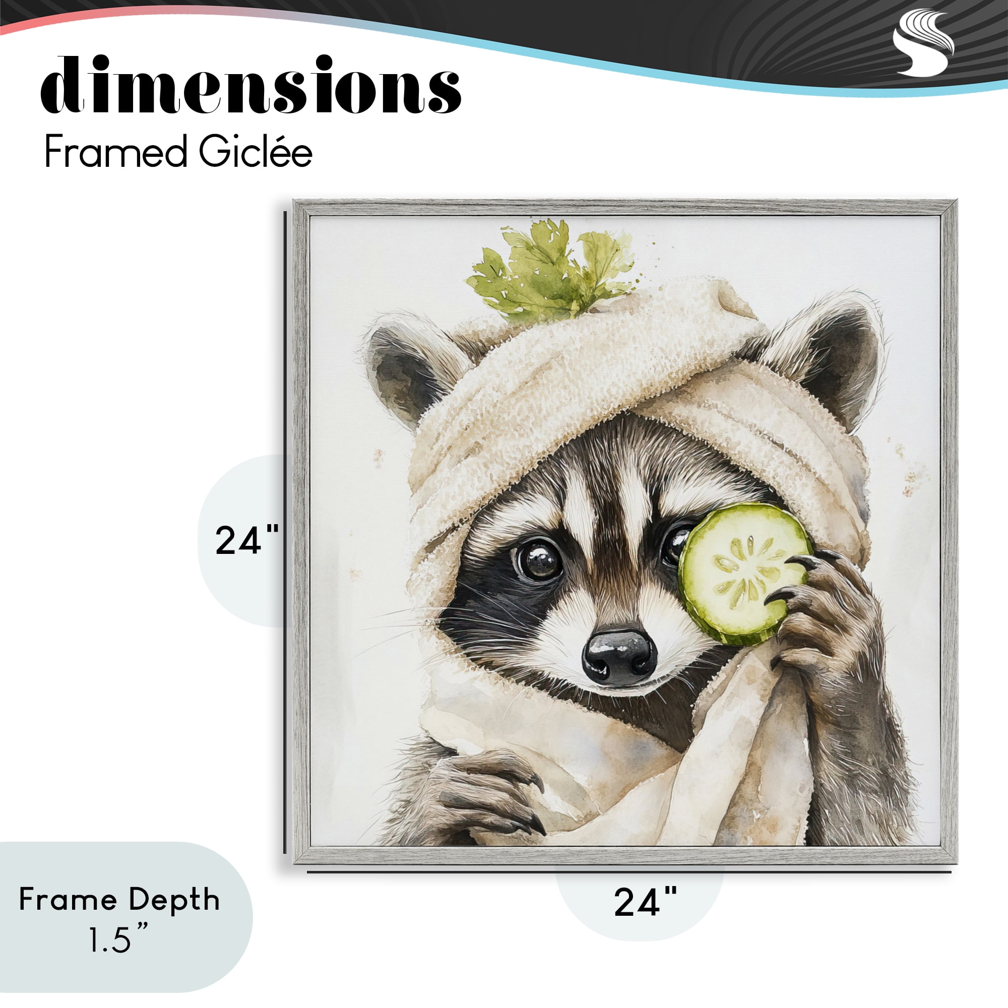 Stupell Industries Time To Depuff Self Care Gray Framed Giclee Art, design by Tina LeCour