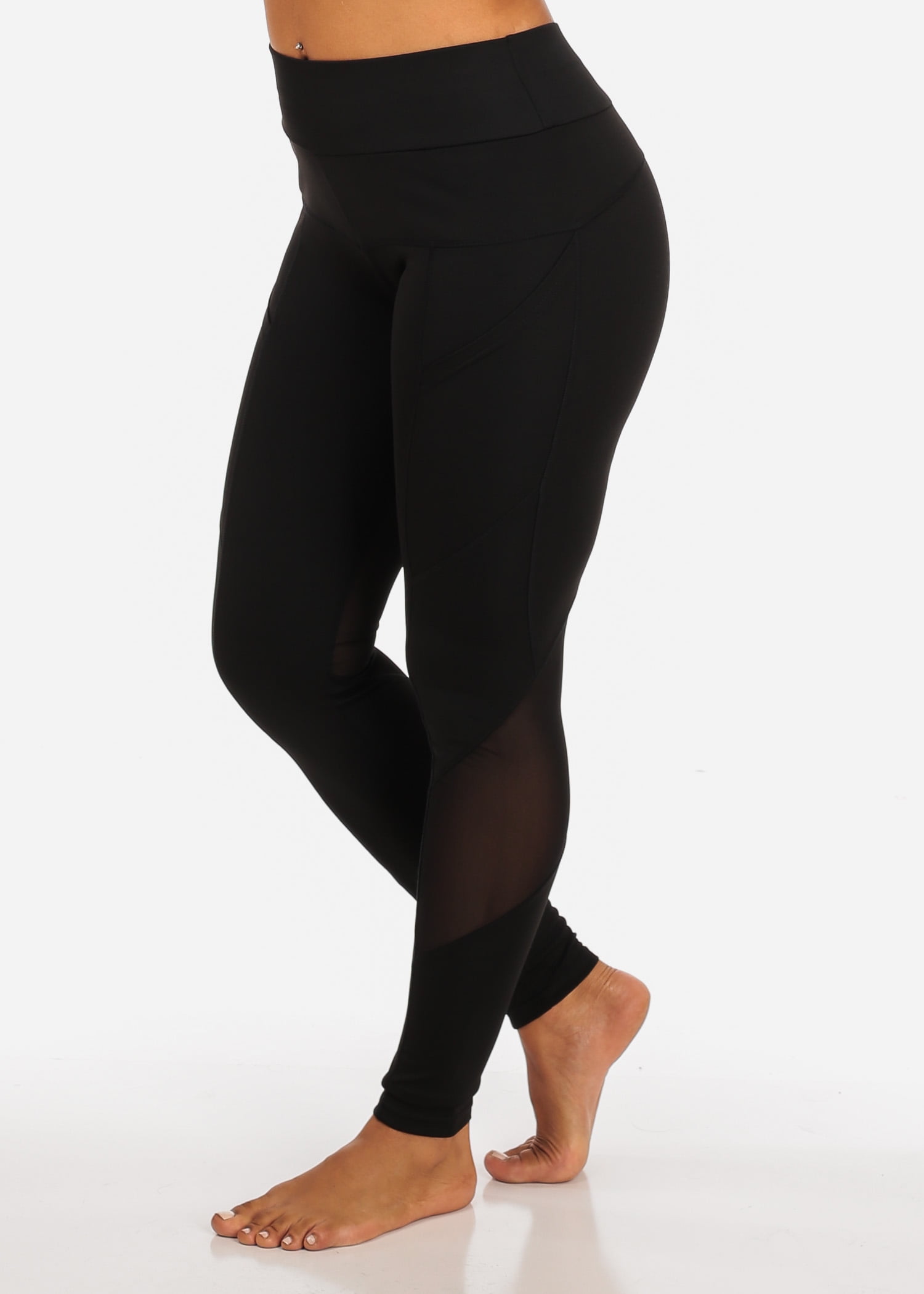TSLA Women's Yoga Pants with Hidden/Side Pocket, Lightweight Workout  Running Tights, Capri 4-Way Stretch Leggings