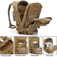 thumbnail image 2 of 45L Hiking Backpack for Men - 3-Day Tactical Camping Pack with Laptop Sleeve - Water Resistant & Modular Webbing - Favastee, 2 of 7