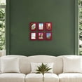 thumbnail image 3 of Wexford Home Textured 3.5" x 5" Red Picture Frame (Set of 6), 3 of 6