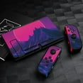 thumbnail image 3 of POBUDS Switch Skin | Sticker Wrap Vinyl Decal | Set Compatible with Nintendo Switch ( Switch Lite, Neon River Velly Cyber), 3 of 5