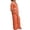 A-Orange140, variant on XIAOCHA Lightweight Linen Sleepwear for Women Long Sleeve Notched Collar Loose Wide Leg Two Piece Pajama Set Breathable Casual Homewear Pajama Sets