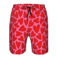 thumbnail image 3 of Fotbe Love Heart Trajes de Baño Estampados para Hombre, Shorts de Verano de Secado Rápido, Ropa de Playa, Bañadores-X-Large, 3 of 6