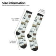 thumbnail image 5 of Balery Tractor and Dumper Printed Novelty Socks Men's Women's Crew Socks Sports Socks Knee High Socks Cotton Socks Quirky and Cool Socks, 5 of 9