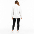 thumbnail image 7 of Zip up Sweatshirt Women Soft Lightweight Full Zipper Fleece Jackets No Hood Casual Loose Long Sleeve Fall Sweatshirt with Side Pockets, Xxl, 7 of 7