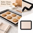 thumbnail image 3 of Silicone Baking Mat Non Stick Heat Resistant Oven Liner for Macarons Pastry and Air Frying Safe Baking Sheet for Home Kitchen Baking Supplies, 3 of 5