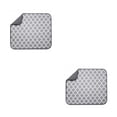 thumbnail image 4 of Moyic Apto para vajilla y cristalería de tela: la alfombrilla escurreplatos protege el mostrador de arañazos y rozaduras. Gris oscuro METRO 40*30 cm 2Conjunto, 4 of 6