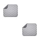 thumbnail image 4 of Toystoory Apto para vajilla y cristalería de tela - Escurridor de platos Cojines Platos delicados y copas Alfombrilla para secar platos Gris Gris oscuro METRO 40*30 cm 2Conjunto, 4 of 6