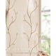 thumbnail image 4 of Cortinas bordadas Jinchan forradas de 244 cm de largo, 2 paneles, beige, 4 of 7