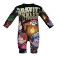 thumbnail image 6 of Gravity Falls Baby Romper Toddler Long Sleeve Bodysuit Soft Skin-Friendly Jumpsuit Outfit with Snap Crotch 12-18M, 6 of 8