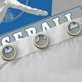 thumbnail image 4 of Homewish Gamer Gaming Blackout Curtains Set of 2 (52x84 Each),Baseball Sport Window Curtains,Gray Blue Curtains and Drapes For Boys,Ultra Soft Home Decor, 4 of 6