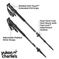 thumbnail image 3 of Yukon 83-0148 Carbon Lite Trekking Poles, 3 of 7