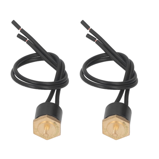 M4 Thermostat Switch, Thermostat Switch 2Pcs Light Weight Less Interference For Household Appliances 20 Degrees Celsius ,40 Degrees Celsius ,75 Degrees Celsius ,100 Degrees