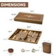 thumbnail image 4 of Set de juego de mesa de backgammon GSE Games & Sports Expert, 4 of 7