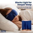 thumbnail image 3 of ZLUMBER Eyemasks for Sleeping 3 Pack - Eye Sleep Mask & Blindfold for Sleeping Men Women, 100% Blackout 3D Contoured Face Mask Sleep, Night Masks for Sleeping Men Side Sleepers, Adjustable, 3 of 9