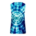thumbnail image 5 of Nrmvnmi Plus Size Tank Tops for Women V Neck Sleeveless Tie Dye Shirt Casual Summer Solid Color Oversized Tanks Mothers Day Gifts, 5 of 5
