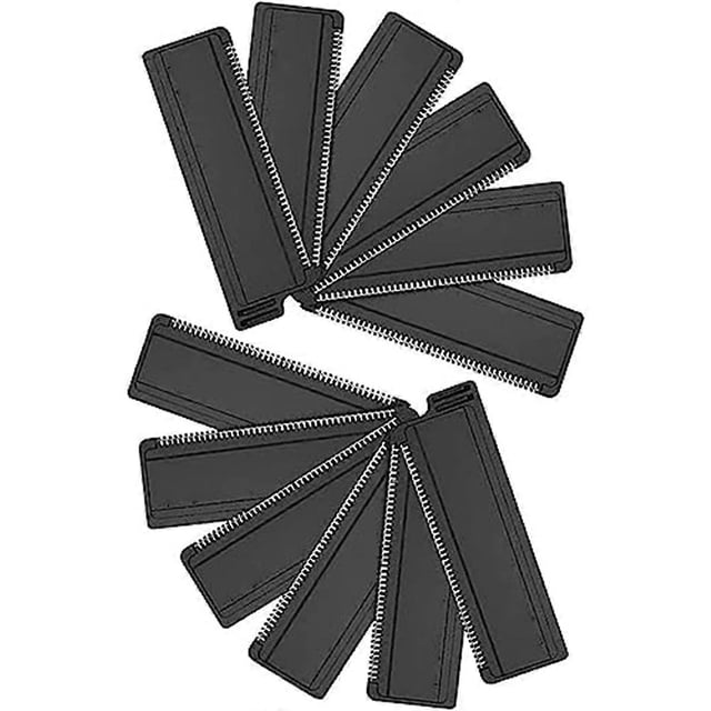 12PCS Replacement Blades Back Hair and Body Shaver Refill Replacement Cartridges for Shaving of Back