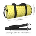 thumbnail image 2 of KLL Cheese 1 Duffle Bag For Men Women Sport Gym Fitness Tote Travel Training Workout Basketball Football Weekender, 2 of 6