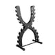 thumbnail image 3 of Estante para mancuernas Estante para pesas Entrenamiento de fuerza Soporte para ahorrar espacio Acero 1-10 kg Estante para mancuernas deportivas de 10 Negro, 3 of 8