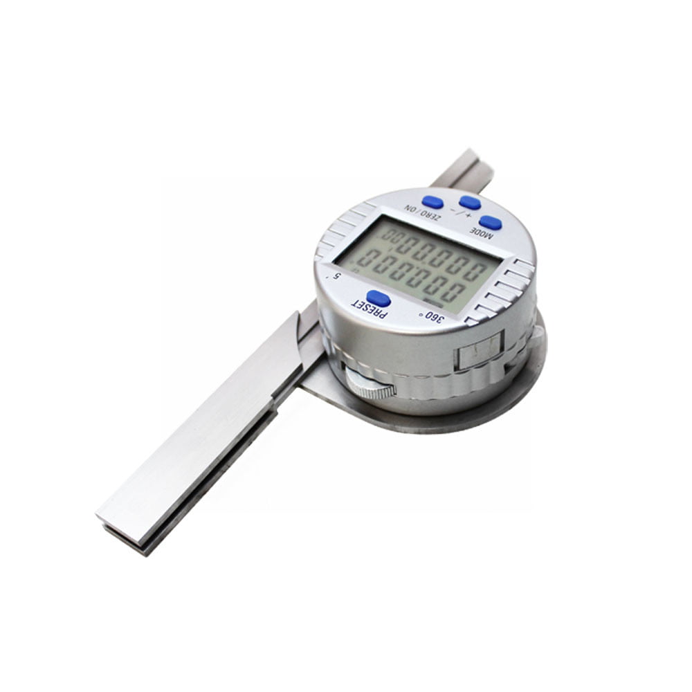 Universal Digital Electric Protractor Stainless Steel 6/" 12/" Blade 0-360 Degree.