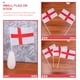 thumbnail image 4 of 20 banderas de fútbol para animar, pequeñas banderas patrióticas de mano, decorativas, de Inglaterra., 4 of 6
