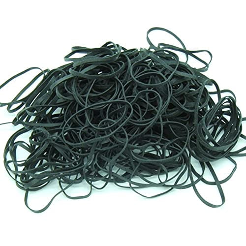 Bande de Crêpe en Caoutchouc Noir Résistant à Haute Température UV 32 Platinum (3 Pouces x 1/8 Pouces) Bandes de Caoutchouc Premium pour Pêcheurs (32-1lb)