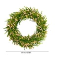thumbnail image 3 of Artificial Flower Wreath Door Hanging Decoration Colorful Floral Design Fade Resistant Durable Easy Hang Front Door Window Wall Porch Party Holiday Home Seasonal Decor Accent, 3 of 6