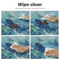 thumbnail image 4 of Nawypu Landscape Round Table Cloth Washable Reusable Painting Round Elastic Tablecloth Fitted Vinyl Table Cover Waterproof Elasticized Edge, 4 of 7