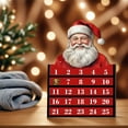 thumbnail image 3 of Wooden Countdown Calendar Featuring Santa Theme for Festive Celebrations and Holiday Countdown, 3 of 6
