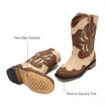 thumbnail image 4 of Kids Cowboy Boots for Girls & Boys Square Toe Mid Calf Western Riding Boots Toddler Little Kid Big Kid Sizes, 4 of 4