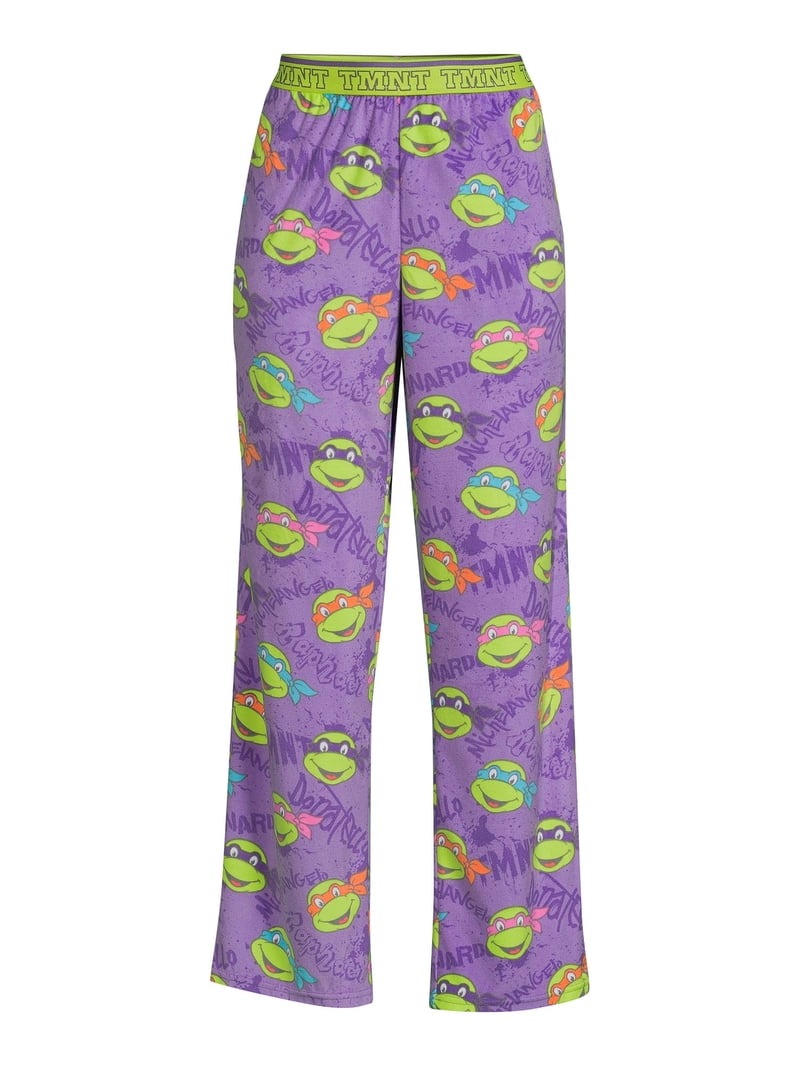 Nickelodeon Women's Teenage Mutant Ninja Turtles Plush Sleep Pants