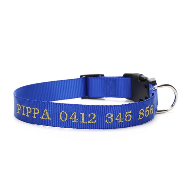 Collar para perro resistente | Collar de perro resistente | Collar reflectante para perros con clip de correa con anilla en D de aluminio