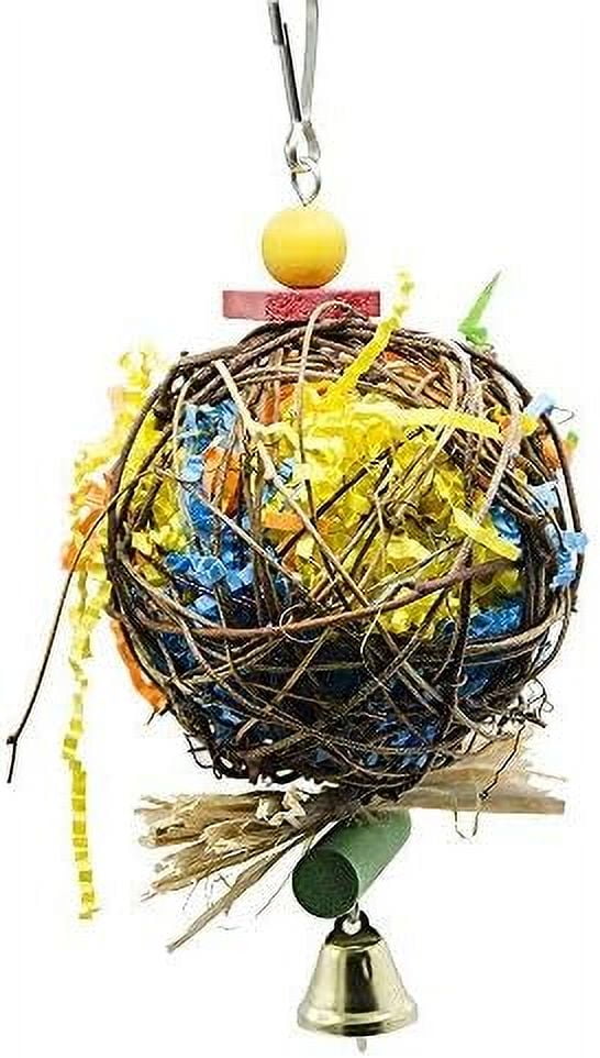Bird Chewing Toys Foraging Shredder Parrot Cage Hanging Toy
