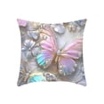thumbnail image 2 of Wooowa Spring Butterfly Pattern Pillowcase Soft Throw Pillow Cover for Sofa Chair Spring Home Bedroom Decor, 2 of 6