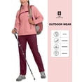 thumbnail image 5 of Little Donkey Andy Women Lightweight Running Jacket 2 Pieces Set, Full Zip Track Sports Suits for Cycling, UV Protection (Peach Amber S), 5 of 7