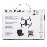 Vivitar Sky Flow 4K Aerial Camera Drone Image Stabilization & Carrying Case, Black