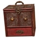 thumbnail image 4 of Caja de almacenamiento de madera antigua vintage, organizador de joyas para llaves Flor, 4 of 7