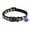 Black, variant on Pet Cat Dog Adjustable Necklace Shaped Footprint With Bells