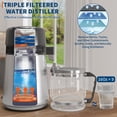 thumbnail image 3 of 4L Countertop Water Distiller Machine 1.05 Gallon Stainless Steel Home Distilled Water Purifier 750W Pure Water Maker Silver, 3 of 8