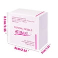 thumbnail image 3 of TopLLC 100PCS Body Piercing Needle For Navel Nose Lip Ear Sizes 12G Piercing Needles, 3 of 7