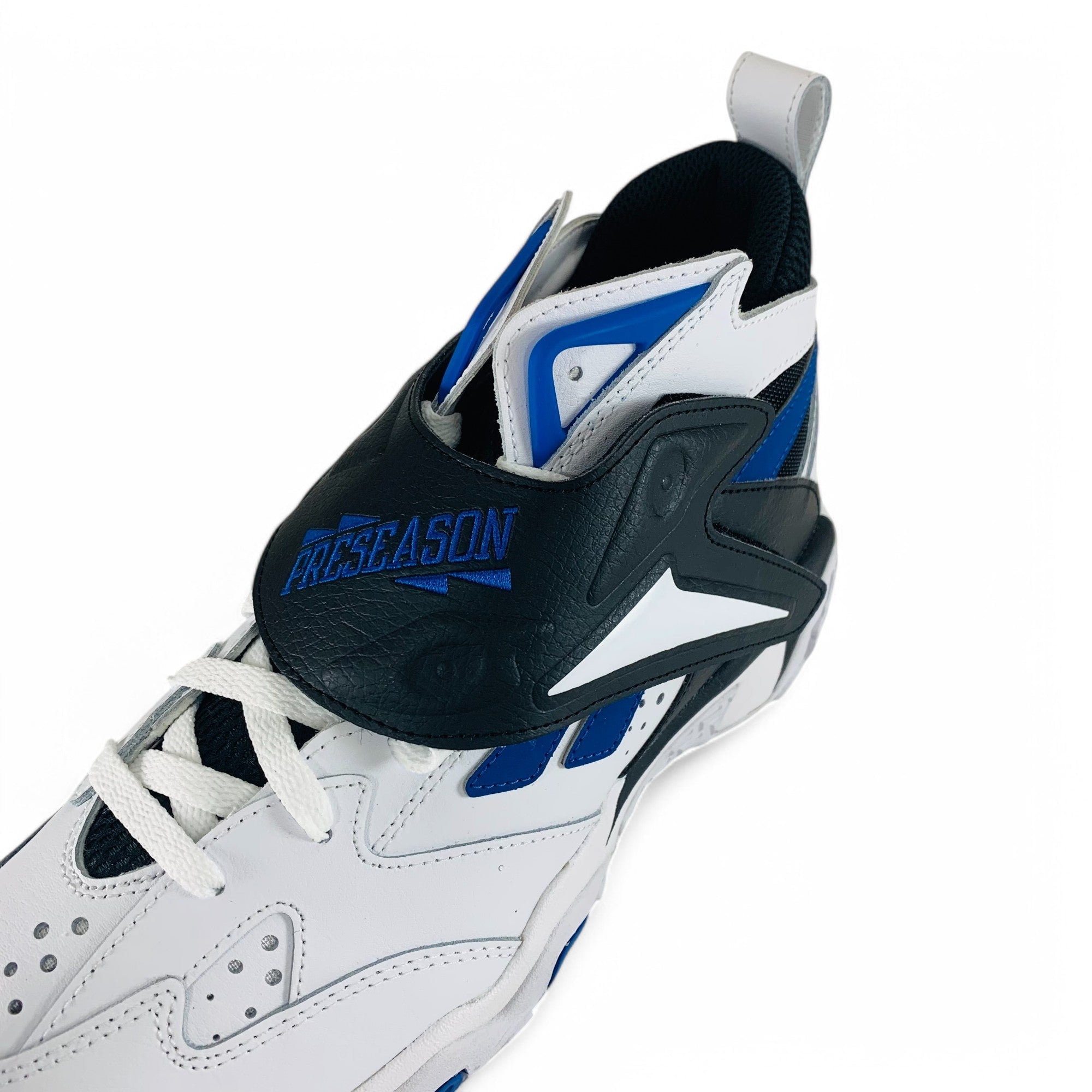 Reebok Preseason 94 Mid White Blue Black Men display picture 2