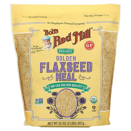 Bob's Red Mill, Organic Golden Flaxseed Meal, 32 oz (907 g) Pack of 2