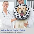 thumbnail image 2 of Colliers Gonflables Réglables pour Animaux de Compagnie Chien Fermeture Éclair en Peluche PVC Anti-Morsure Cicatrisation Protection Animaux de Compagnie Récupération Collier Collier Fournitures Noir S, 2 of 8