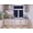 K3 NAVY BLUE, variant on 3PC 30" x 36" Window Curtain Black Backing Thermal Lined Blackout Panels K3