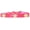 Bright Pink, variant on Dog, Puppy  Pet Designer Croc Widget Collar, "Gold Flowers"
