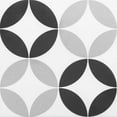 thumbnail image 5 of The Tile Life Twinkle Black Matte Porcelain Floor & Wall Tile, 8.7 x 8.7 in, 20-Piece, Encaustic Look, 5 of 12