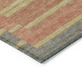thumbnail image 4 of Addison Rugs Chantille Indoor/Outdoor Transitional Stripes Pewter Washable Round Rug, 8' x 8', 4 of 6