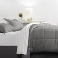 thumbnail image 3 of iEnjoy Home 8-PC Premium Modern Microfiber King Bed in a Bag in Gray, 3 of 3