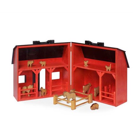 Lapps Toys Furniture 142 Hb Set Wooden Toy Hay Bales Folding
